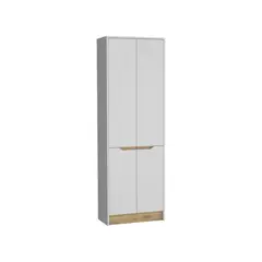 FMFURNITURE - Mueble Despensa Cocina 4 Puertas Blanco 180x60x30 Cm