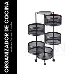 GENERICO - Verdulero Giratorio 5 Niveles