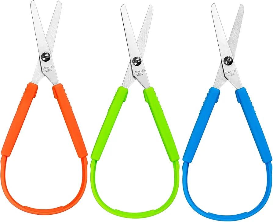 PACK DE 2 TIJERAS DIDACTICAS FLEXIBLES