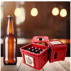 GENERICO - Abridor de Botellas Decorativo Caja de Cerveza