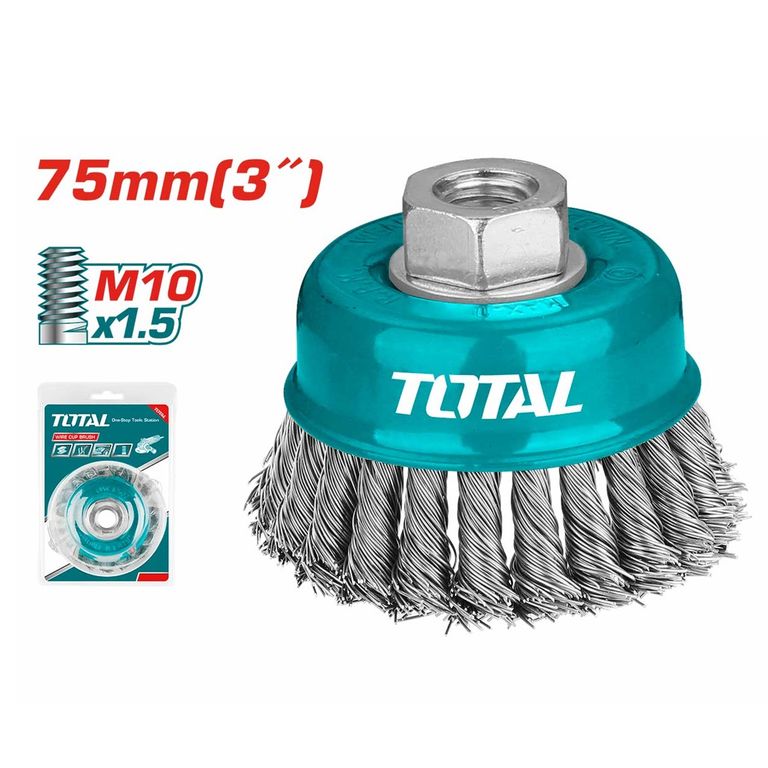 CEPILLO COPA TRENSADO 75MM 3” M14X2 12500RMIN - TAC32031