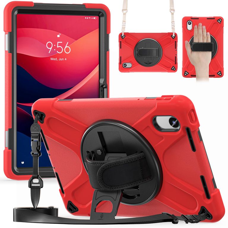 FUNDA ARMOR PARA TABLET LENOVO K11 TB330XU ROJO