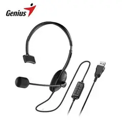 GENIUS - Auricular Mono USB HS-100U Negro