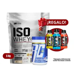 UNIVERSE NUTRITION - Proteína Iso Whey 5Kg Vainilla+Ronnie Coleman 1 Kg+XB