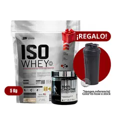 UNIVERSE NUTRITION - Proteína Iso Whey 5Kg Vainilla+Kevin Levrone 300g+Shaker