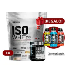 UNIVERSE NUTRITION - Proteína Iso Whey 5Kg Cookies+Kevin Levrone 300g+XB