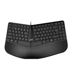 GENIUS - Teclado ERGO KB-700 USB Negro Ergonómico