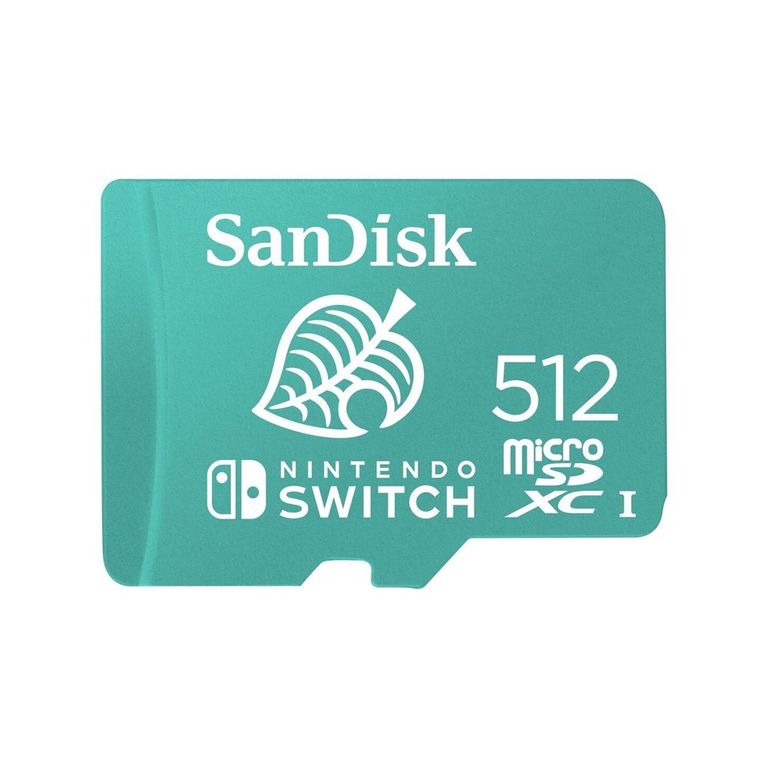Tarjeta Microsdxc Para Nintendo Switch - 512 Gb, Uhs-I U3, Clase 10, Alta Velocida