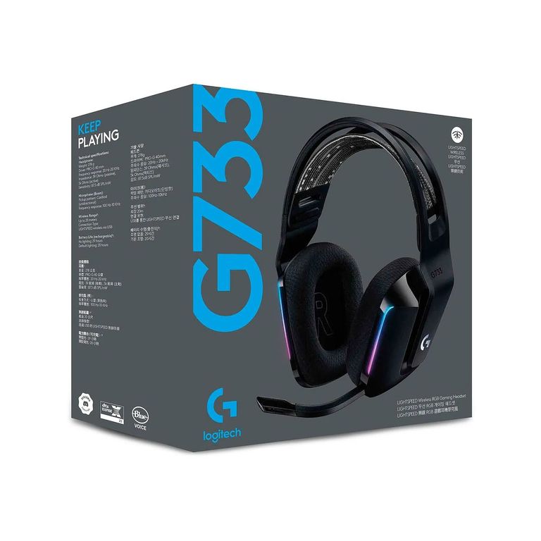 Audifono G733 Color negro