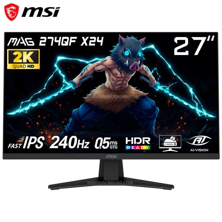 Monitor MAG 274QF X24 27 Fast IPS WQHD 240Hz 05ms FreeSync Premium