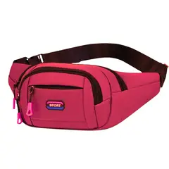 GENERICO - Riñonera Deportiva Unisex Impermeable con Múltiples Bolsillos