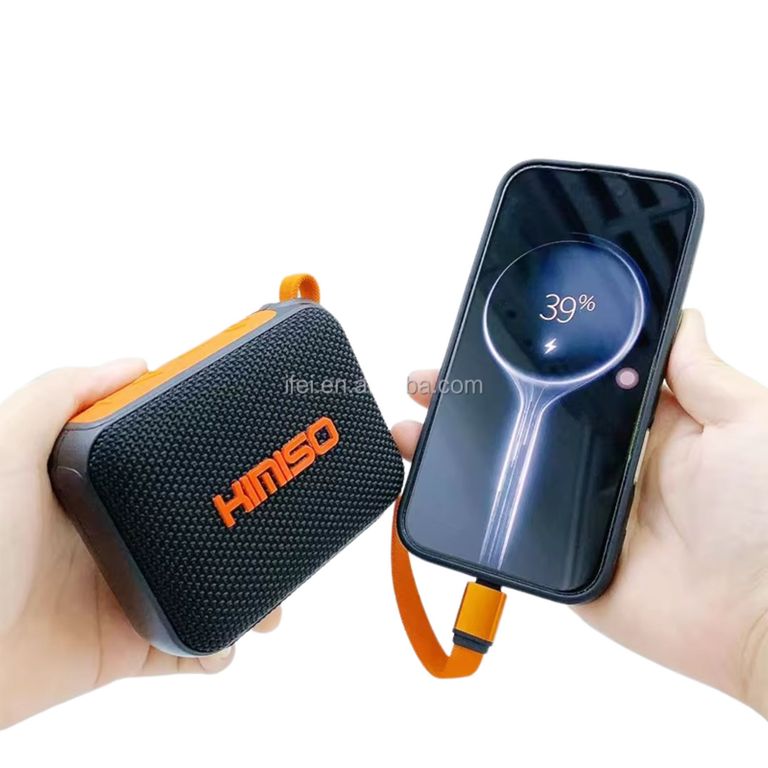 Kimiso-Altavoz inalámbrico portátil inteligente con batería portátil
