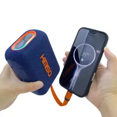 KMS - Parlante Inteligente AZUL inalámbrico portátil Banco de energía