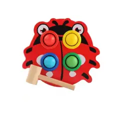 GENERICO - Juego de Madera Mesa de mariguita Martillo