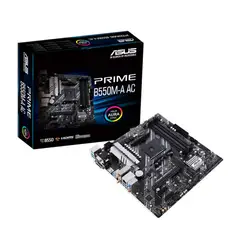 ASUS - Placa Madre Prime B550M-A Ac Wifi D4 Am4 Matx Para Pc De Alto Rendimiento