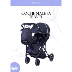 Baby - Coche + Mochila travel - Negro