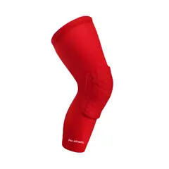 PRO ATHLETIC - Rodillera Deportiva con EVA - Unisex - Rojo
