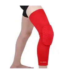 PRO ATHLETIC - Rodillera Deportiva con EVA - Unisex - Rojo