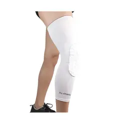 PRO ATHLETIC - Rodillera Deportiva con EVA - Unisex - Blanco