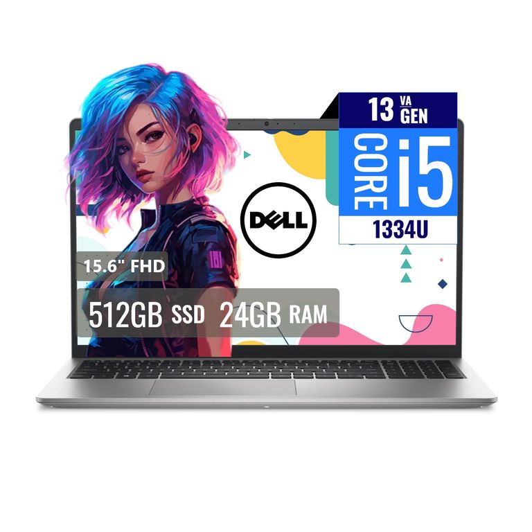 Laptop DC15250 Intel Core i5 1334U 24GB RAM 512GB SSD M2 156 FHD FreeDOS