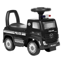 BABY HAPPY - Carrito Montable Correpasillos Policial Con Bluetooth y musical