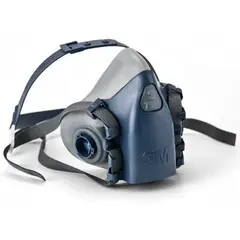 3M - RESPIRADOR MEDIA CARA 7501 TALLA SMALL DE SILICONA
