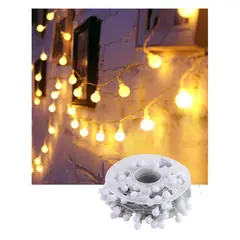 GENERICO - Luces Navideña Led Decoracion Canica De 50m Hogar Adornos Calido