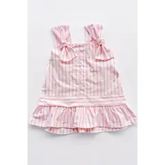 KIDS MASHMELO - Blusa con Volante y Lazo en Hombros para niña