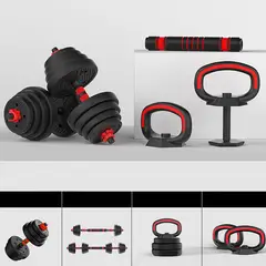 GENERICO - Set De Convertible De Mancuernas De 30 KG