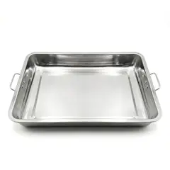 Pentha - Bandeja de Acero Inoxidable para Horno y Cocina 39cm