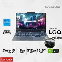 LENOVO - LAPTOP LOQ 15IAX9 15.6 FHD IPS Core i512450HX MAS MOUSE INALAMBRICO RECARGABLE