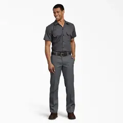 DICKIES - PANTALON DE TRABAJO PARA HOMBRE CON BOLSILLOS COLOR CARBON