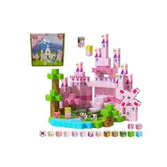 GENERICO - Bloques magnéticos Castillo Minecraft cubos100 PIEZAS