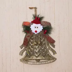 PANORAMA HOGAR - SETX4 CAMPANA PARA COLGAR DORADO