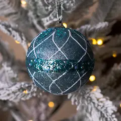 PANORAMA HOGAR - SETX6 ESFERAS CELESTE 10CM