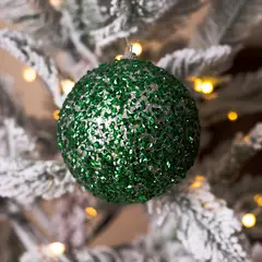 PANORAMA HOGAR - SETX6 ESFERAS VERDE 10CM