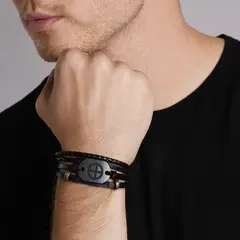 GENERICO - Pulsera Amuleto Protector de Buena Suerte Ajustable