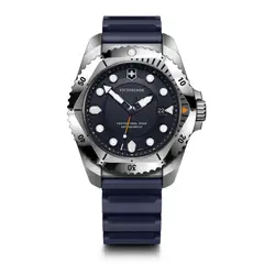 VICTORINOX - Reloj Dive Pro correa de caucho color azul dial color Azul