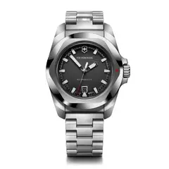 VICTORINOX - Reloj INOX correa de acero inoxidable Negro