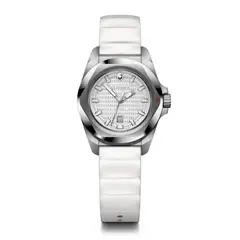 VICTORINOX - Reloj INOX Small Automático correa de caucho Blanco dial Blanco