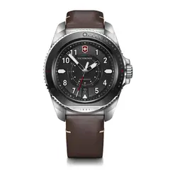VICTORINOX - Reloj Journey 1884 dial Negro correa de cuero