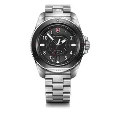 Victorinox - Reloj Journey 1884 dial Negro correa acero inox
