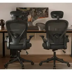 GENERICO - Sillas Pack x2 Ergonomicas Oficina Gamer Escritorio Ajustable Elegante