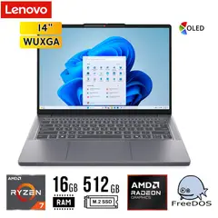 LENOVO - LAPTOP IdeaPad Slim 3, 14" WUXGA OLED, Ryzen 7 7735HS 16GB DDR5 512GB SSD FREEDOS