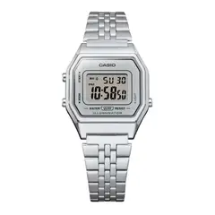 CASIO - RELOJ ORIGINAL VINTAGE LA680WA-7DF PLATEADO CAS-154
