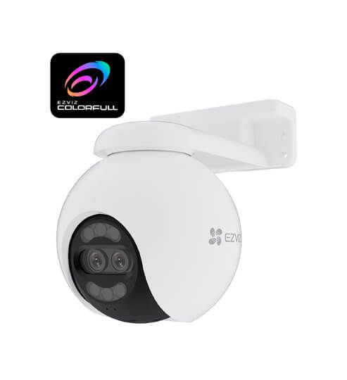 Cámara de Seguridad para Exteriores 2 lentes H80x 4k