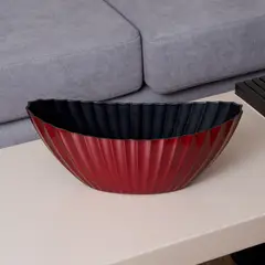 PANORAMA HOGAR - CENTRO DE MESA ROJO PVC