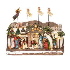 PANORAMA HOGAR - NACIMIENTO MUSICAL LED Y MOVIMIENTO