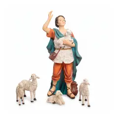 PANORAMA HOGAR - ALDEANO CON OVEJAS 30CM