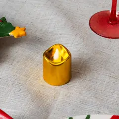 PANORAMA HOGAR - SETX12 VELAS MINI LED DORADO